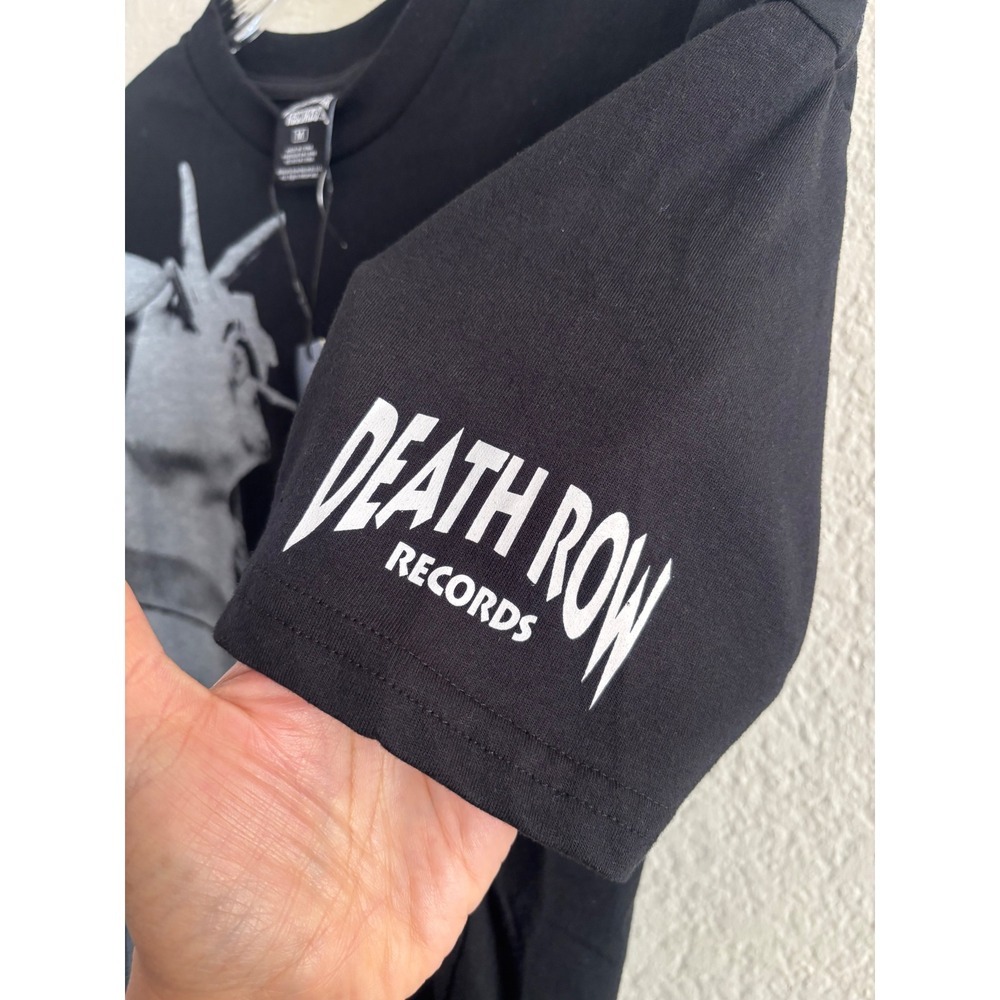 Death Row Records Snoop Dogg Graphic T-Shirt Size M Black Short Sleeve Tee - Picture 4 of 5